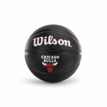 М'яч баскетбольний Wilson NBA TEAM TRIBUTE MINI BLACK CHI BULLS size 3 Wilson - фото 3