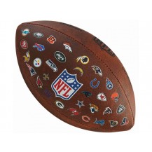 М'яч для американського футболу Wilson NFL OFF THROWBACK 32 TEAM LOGO Wilson