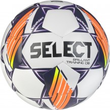 М'яч футбольний Select BRILLANT TRAINING DB v24 білий, фіолетовий Уні 4 Select