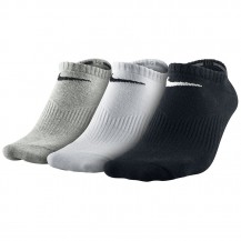 Шкарпетки Nike U NK PERF LTWT NS 3PR чорний, білий, сірий Жін 34-38 Nike