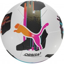 М'яч футбольний Puma Orbita 5 TB Hardground білий, чорний, рожевий Уні 5 Puma