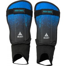 Щитки футбольні Select SHIN GUARD HIGH SAFE v23 синій, чорний Уні S (рост 134-152 см) Select