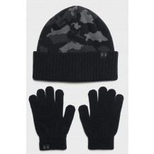 Набір шапка і рукавички UA B Beanie/Glove Combo чорний, сірий Діт OFSM Under Armour
