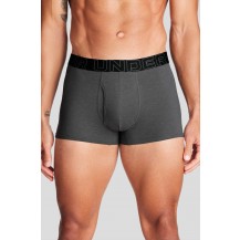 Труси UA PERFORMANCE COTTON - SOLID 3 3PK сірий, червоний, чорний Чол LG Under Armour - фото 2