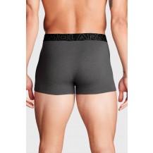 Труси UA PERFORMANCE COTTON - SOLID 3 3PK сірий, червоний, чорний Чол LG Under Armour - фото 3