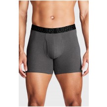 Труси Underwear Boxers UA PERFORMANCE COTTON - SOLID 6 3PK сірий Чол LG Under Armour - фото 2