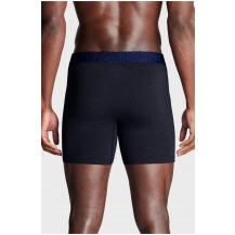 Труси UA Underwear Boxers UA PERFORMANCE COTTON - SOLID 6 3PK синій, сірий, темно-синій Чол LG Under Armour - фото 3
