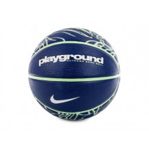 М'яч баскетбольний Nike EVERYDAY PLAYGROUND 8P GRAPHIC DEFLATED DEEP ROYAL BL/VAPOR GREEN/WH size 7 Nike