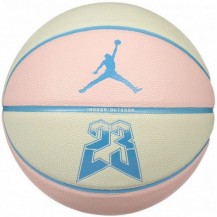М'яч баскетбольний Nike JORDAN ULTIMATE 2.0 8P GRAPHIC DEFLATED MUSLIN/LEGEND PINK/DK POWDER  size 7 Nike