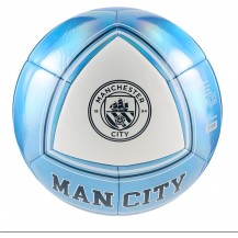 М'яч футбольний Puma MCFC CULTURE Ball білий, блакитний Уні 5 Puma - фото 2