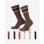 Шкарпетки Nike U NK ED PLS CSH CRW 6P 144 RTO коричневий, мультиколор Уні 38-42 Nike