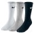 Шкарпетки Nike U NK V CUSH CREW - 3PR VALUE чорний, білий, сірий Уні 38-42 Nike