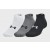 Шкарпетки UA Core Low Cut 3pk чорний, сірий, білий Уні LG Under Armour