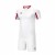 Комплект футбольної форми біло-червоний  к/р LEON 7351ZB1129.9107 Kelme LEON