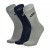 Шкарпетки Nike U NK NSW EVERYDAY ESSENTIAL CR синій, білий, сірий Уні 34-38 Nike